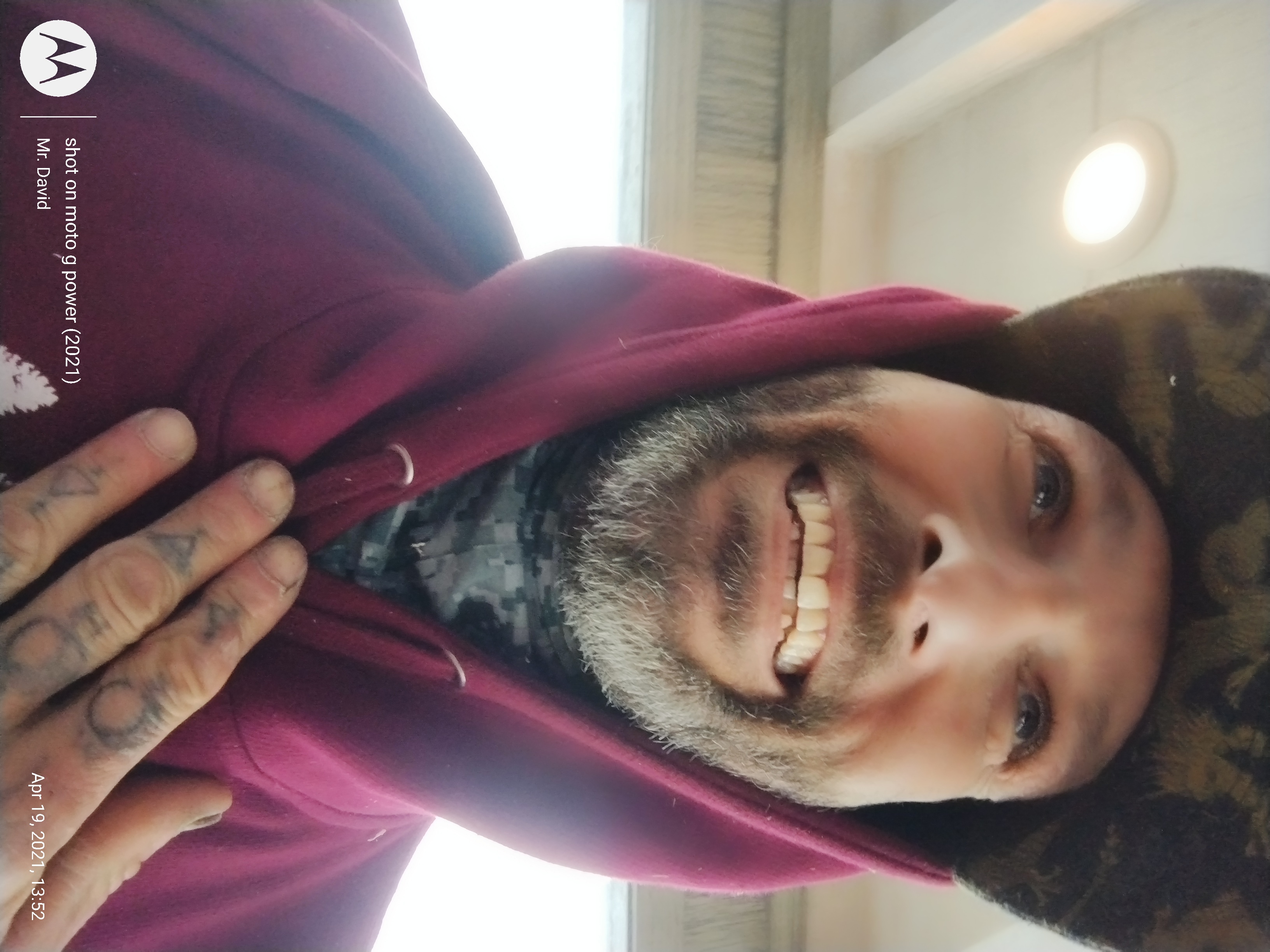 David smiling, photo 3